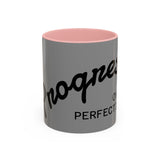 Happiness Over Perfection Accent Coffee Mug — 11/15 oz