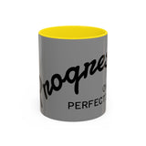 Happiness Over Perfection Accent Coffee Mug — 11/15 oz