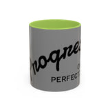 Happiness Over Perfection Accent Coffee Mug — 11/15 oz