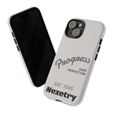 Phone Case — "Progress Over Perfection" Nexetry Est. 1995 Protective Case