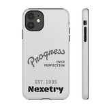 Phone Case — "Progress Over Perfection" Nexetry Est. 1995 Protective Case