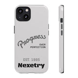 Phone Case — "Progress Over Perfection" Nexetry Est. 1995 Protective Case