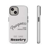 Phone Case — "Progress Over Perfection" Nexetry Est. 1995 Protective Case