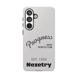 Phone Case — "Progress Over Perfection" Nexetry Est. 1995 Protective Case