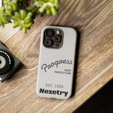 Phone Case — "Progress Over Perfection" Nexetry Est. 1995 Protective Case
