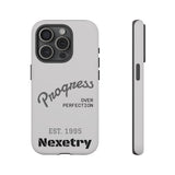 Phone Case — "Progress Over Perfection" Nexetry Est. 1995 Protective Case
