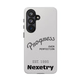 Phone Case — "Progress Over Perfection" Nexetry Est. 1995 Protective Case