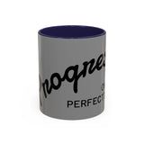 Happiness Over Perfection Accent Coffee Mug — 11/15 oz