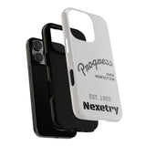 Phone Case — "Progress Over Perfection" Nexetry Est. 1995 Protective Case