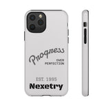 Phone Case — "Progress Over Perfection" Nexetry Est. 1995 Protective Case