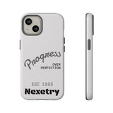 Phone Case — "Progress Over Perfection" Nexetry Est. 1995 Protective Case