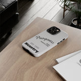 Phone Case — "Progress Over Perfection" Nexetry Est. 1995 Protective Case