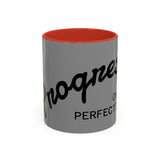 Happiness Over Perfection Accent Coffee Mug — 11/15 oz