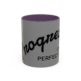 Happiness Over Perfection Accent Coffee Mug — 11/15 oz