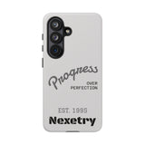 Phone Case — "Progress Over Perfection" Nexetry Est. 1995 Protective Case