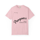 Progress Over Perfection T-Shirt — Inspirational Casual Tee
